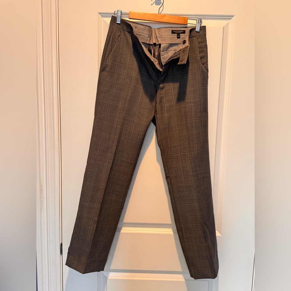 Banana Republic Tan Tailored Trousers